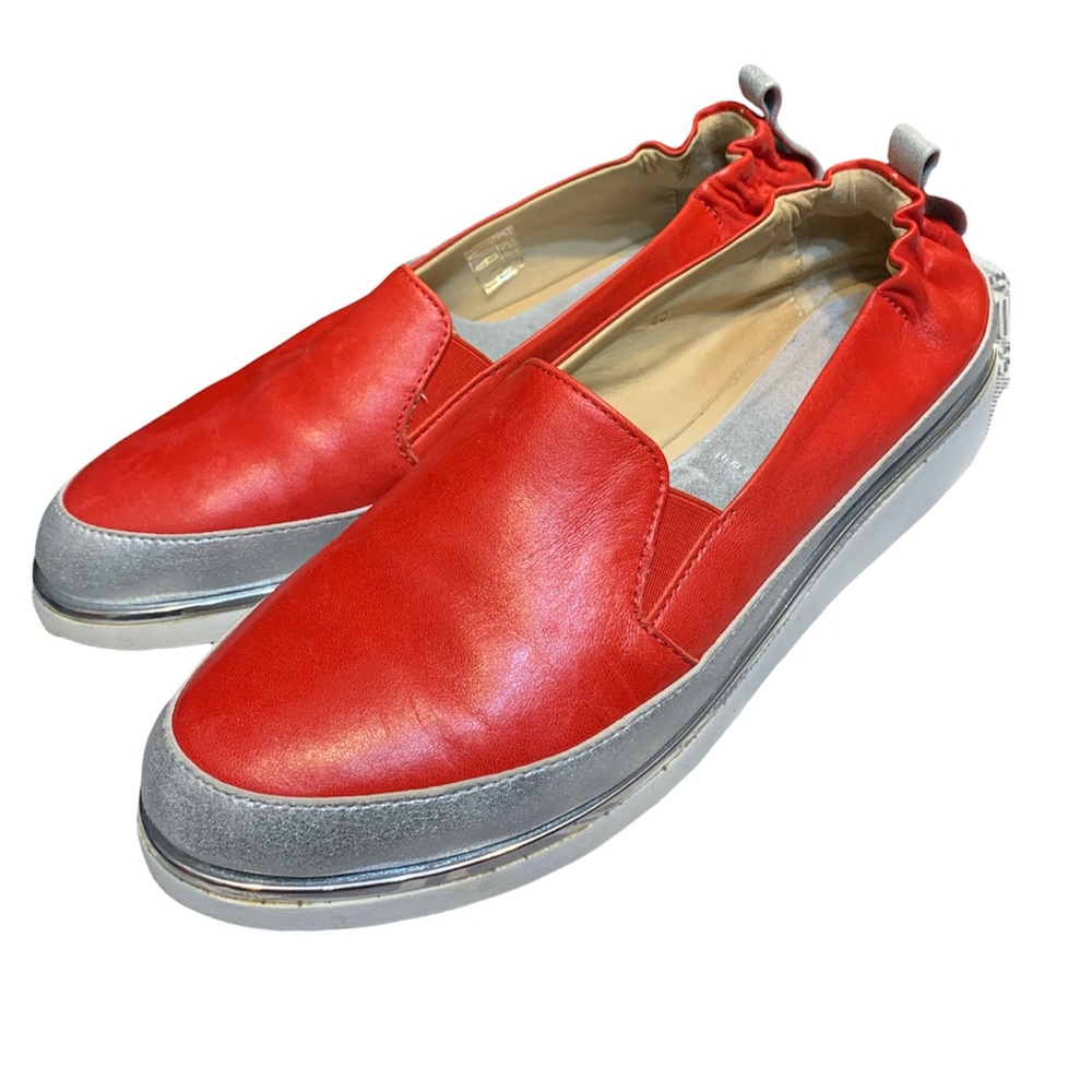 Ron White Leather Slip on Sneakers - Picture 2 of 12